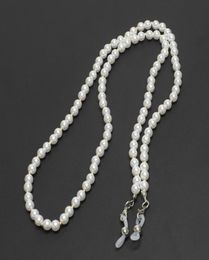 Fashion White Small Pearl Beaded Eyeglass Chain Sunglass Holder Strap Lanyard Necklace3488059