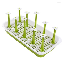 Kitchen Storage Drying Holder For Bottles Bottle Rack Cup With Drain Tray Mugs Drinking Glasses Sports