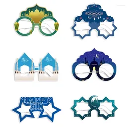 Party Decoration 6Pcs Funny Paper Glasses Po Booth Props Eyeglasses Decorations Gifts