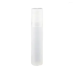 Storage Bottles 4pcs Woman Girl Transparent Empty Plastic Roll-on Essential Oil Roller Ball With Cap