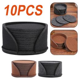 Table Mats Drink Cup Placemat Non-slip Drinking Utensils Coffee 4 Colors Mat Heat Resistant Soft And Easy To Use