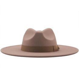 Fedoras in Bulk Felt Fedora Hats Women Large Big Brim Cap Men mens Top Formal Hat Woman Man Jazz Panama Caps Male Female Winter Fa6399415