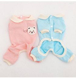 Dog Apparel Cute 2024 Four Legged Fleece Sweetheart Winter Warm Pet Clothes For Dogs Pyjamas Jumpsuit Home Suit Hoodies Cat Accessories