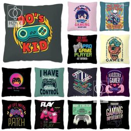 Pillow Vedio Game Party Case Home Decorative For Sofa Car Cover Vintage Funny Gaming Room Decor