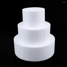 Baking Moulds Accessories 4/6/8 Inch Round Flower Party Decor Foam Styrofoam Cake Dummy Modelling Sugarcraft