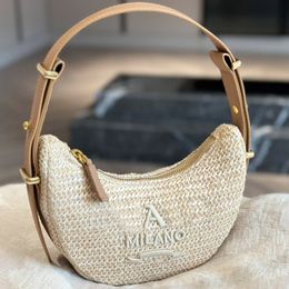 High quality women's handbag fashion designer Arque crochet shoulder bag luxury leather handbag letter purse