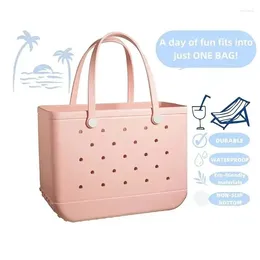 Storage Bags 1PCS Organiser Eco-Friendly Odourless Shopping Basket Waterproof Sandproof Outdoor Beach Cave Washable Large Capacity