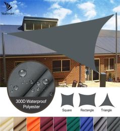 23365M Triangle Sun Shade Sail Canopy for 98UV Block Sun Shelter For Outdoor FacilityActivities Backyard Awning Camp Tent 220601492300