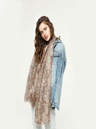 Women039s long snake scarf soft ladies cotton linen scarf print shawl scarf large size autumn and winter top quality shawl beac8440768