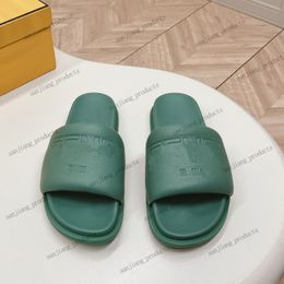 luxury Fashion shoes designer woman Summer Outdoor Leisure sandal man Soft padded nappa real leather slides Italy embossed Roman Lug tread rubber sole brand slipper