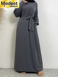 Ethnic Clothing Moderate Abaya Fashion New Turkey Abaya Arab Dubai Islamic Clothing Muslim Womens Clothing Abaya Women Mose Womens Dress T240510