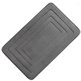 Bath Mats Embossing Coral Velvet Bedroom Rug Solid Colors High Quality Floor Sponge Non-slip Mat