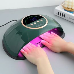 69LEDs Nail Dryer UV LED Nail Lamp for Curing All Gel Nail Polish With Motion Sensing Professional Manicure Salon Tool Equipment 240510