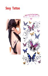 2017 Sexy Colorful Fashion Temporary Tattoo Stickers Body Art Pattern for women9777653