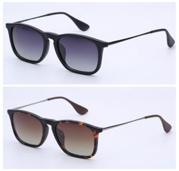 sunglasses top quality chris real Polarised lenses men women with brown or black leather case packages retail accessories 5672830