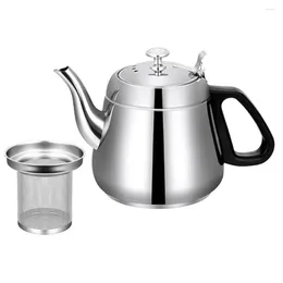 Water Bottles Thickened Stainless Steel Tea Pot With Net Restaurant Brewing Boiling Household Large Capacity -1