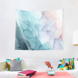 Tapestries Beachy Pastel Flowing Ombre Abstract 1 Tapestry Wall Mural Art Room Decoration Accessories