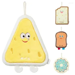 Towel Super Absorbent Hand Towels Microfiber Scratch Resistant Cute Cartoon High Efficiency Soft Hanging Accessories