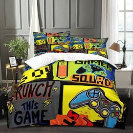 Bedding Sets Game Controller Duvet Cover Set Joysticks Comforter Microfiber Soft Include 1 2 Pillowcases