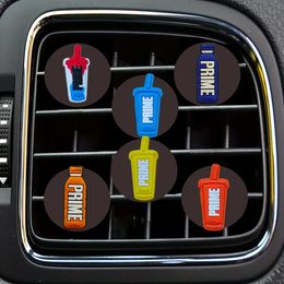 Interior Decorations Prime Bottle Cartoon Car Air Vent Clip Clips Freshener Outlet Conditioner Per Drop Delivery Otr2T
