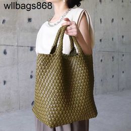 Vegetable Bag Jodie Basket Venetabottegs Woven 2024 Womens Handheld Shoulder Soft Leather Bucket Mother Pure Handmade