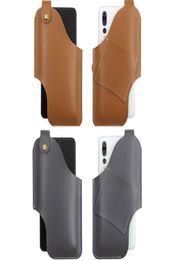 1PC Men Cellphone Loop Holster Case Belt Waist Bag Props PU Leather Purse Phone Wallet For Men Blackbrownlight Browngray3539764