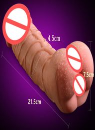 Sex Toys For Men And Women Soft Realistic Dildo Anal Channel Pocket Pussy Artificial Penis Sleeve Dildos Erotic Products For Adult6976675