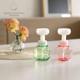 Storage Bottles 300ML Shower Bottle Flower PETG Mousse Foaming Flower-shaped Hand Sanitizer Cosmetic Packaging Foam