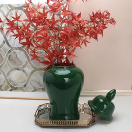 Vases Asian Ginger Jar Table Plant Pot Living Room And Office Decor