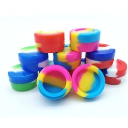 Nonstick wax containers silicone box 5ml silicon container food grade jars tool storage jar oil holder