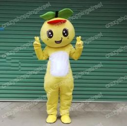 Christmas Orange Boy Mascot Costume Cartoon Character Outfits Halloween Carnival Dress Suits Adult Size Birthday Party Outdoor Outfit