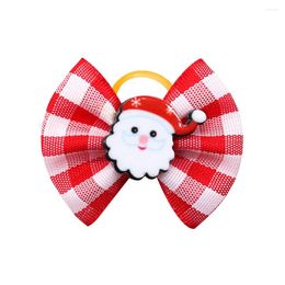 Dog Apparel 20 Pcs Christmas Pet Bows Hair Accessories Holiday Party Dogs Grooming For Small Supplies