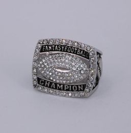 2015 Year USA Size 8 To 14 Factory Whole Silver Fantasy Football Ring With Wooden Display Box For Fans Coll3777559