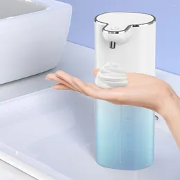 Liquid Soap Dispenser 400ml Smart Washing Hand Machine Wall Mounted Touchless USB Charging 4 Levels Adjustable For Home Offices