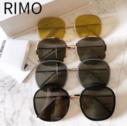 Sunglasses Women 2022 For Men Luxury Designer Vintage Trending Products RIMO Clear Alloy UV400 Sun Glasses2683233