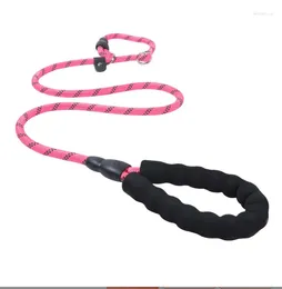 Dog Collars Pet Leash Night Reflective Not Strangulation Explosion-proof Punch P Chain Outdoor Supplies Accessories