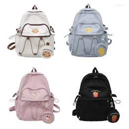 Backpack Large Capacity School Bag College Rucksack For Women Teenagers Cute Student Daypack Female Book Bags