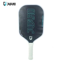 Juciao Pickleball Paddle Carbon Fiber Surface 13MM Pickleball Paddle Lightweight Honeycomb Core Paddle Cushion Comfort Grip 240507