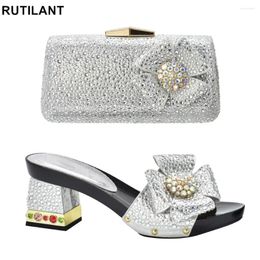 Dress Shoes Latest African And Matching Bags Italian Bag Sets In Heels Nigerian Women Wedding