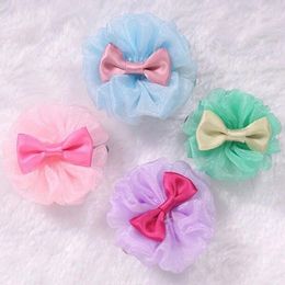 Dog Apparel 1PC Pet Hair Bows Pretty Tulle Puppy Clips Grooming Beauty Supplies Hairband Accessories