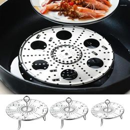 Double Boilers Steaming Rack For Pot Stainless Steel Egg Boiler Holder Insert Stock Tray Cookware Stand Cooking Baking Kitchen Gadge