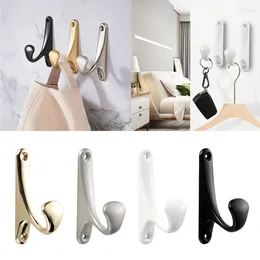 Hooks 1 Pc Wall Mounted Hook Strong Load Bearing Robe Towel Clothes Metal Hanging Organizer Bedroom Living Room Kitchen