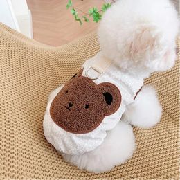 Dog Apparel Small Bear Vest Schnauzer Bomei Winter Teddy Pet Bibear Cat Autumn Clothes Clothing And