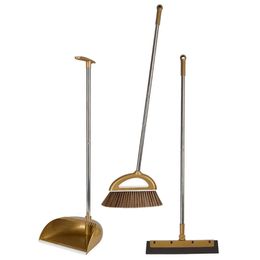 Dustpan Broom Set Stand Up Dustpans Long Handle Upright Dustpan Cleaning Brush Set Floor Scraper for Lobby Garage Home Products 240511