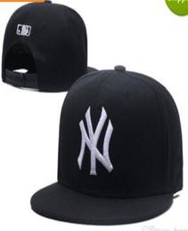 2018 New black classic dad hat bone outdoor NY Baseball Cap fashion Adjustable Snapback Cap Unisex Sport Hats for men women Casque5195880