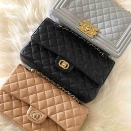 Evening Bags S Genuine Leather Crossbody Designers Clutch Quilted Classic Women Cosmetic WOC Summer BOY Tote Bag Handbag Shoulder Fashion Wallet Purses Make Up Bags