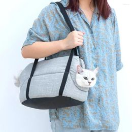 Cat Carriers Portable Pet Carrier Bag Supplie Kitten Puppy Small Animals Handbags Detachable Pad Outdoor Activities Backpack