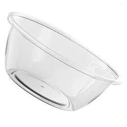 Bath Accessory Set Transparent Plastic Washbasin For Face Cleansing Bathroom Washing Kitchen Storage Tub Medium