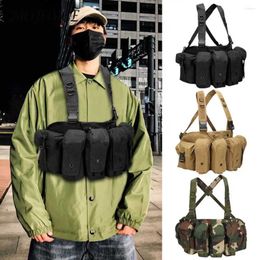 Backpack 800D Oxford Hunting Vest Adjustable Harness Bag Multifunctional Quick Release Outdoor Paintball Equipment For Hiking CS
