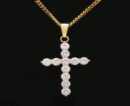 New Hip Hop silver plated necklace Jewellery women wedding fashion CZ Cubic Zircon stone pendant necklace1140534